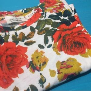 Anthropologie Meadow Rue Floral Tee